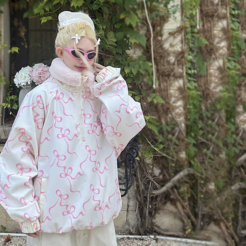 スノーボードウェア 2024 2025 単品トップス レディース メンズ 防水20000 パーカー パンツ リボン 3Lスウェット セットアップ スノボー スキーウェア スノボウェア 韓国風 防風