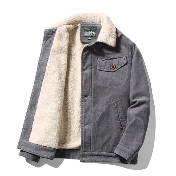 ボアジャケット コーデュロイ ジャケット メンズ 大きいサイズ コート ゆったり 裏起毛 ボア ブルゾン 冬服 秋冬 防寒 40代 50代 60代 ファッション革・ライダース