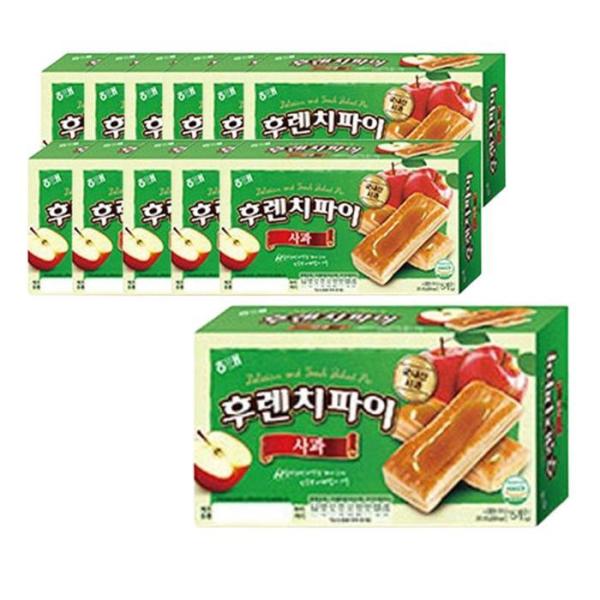 OF1O7O85해태 후렌치파이 사과 12개 사무실 간식