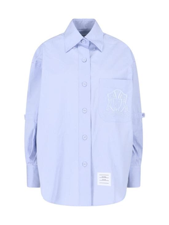 THOM BROWNE Women Tops FLL079E F1004480 Blue