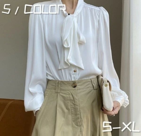 シフォンブラウス レディース シャツ秋服 フォーマル