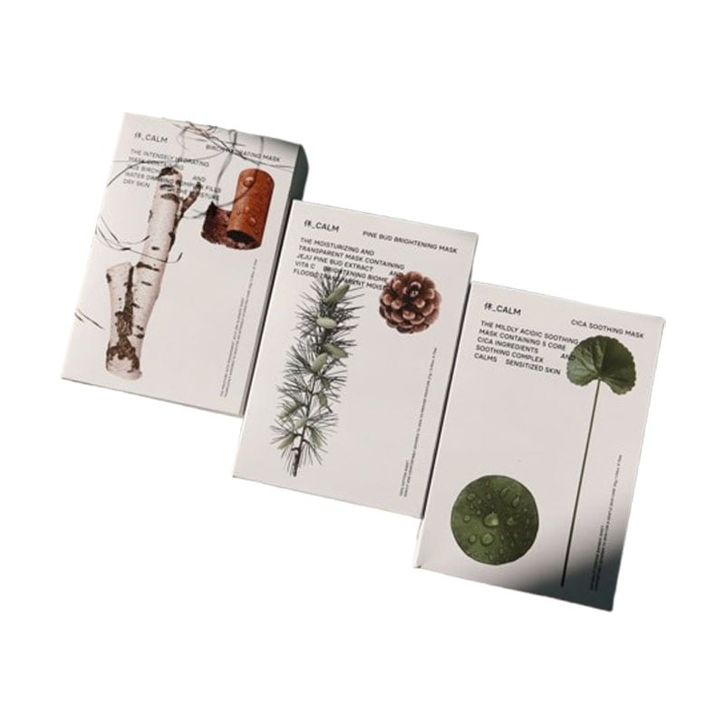 [マスクパックセット]シカ鎮静 10枚+ソサク 透明 10枚+シラカンバ水分 10枚