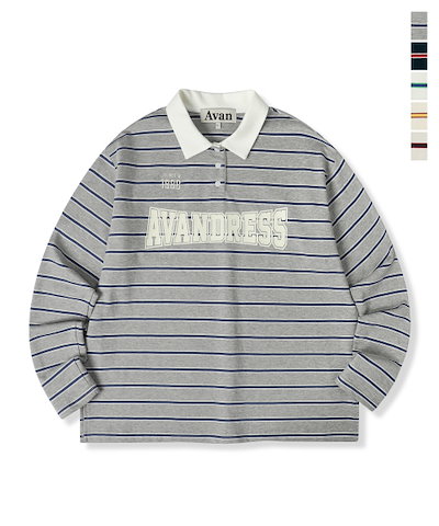 アヴァンドレステクスチャブロックラグビー Tシャツ_5色 7,619円