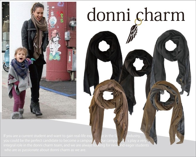 ドニーチャーム Donni Charm TOGETHER TOUCH SLV WING SCARF スカーフ