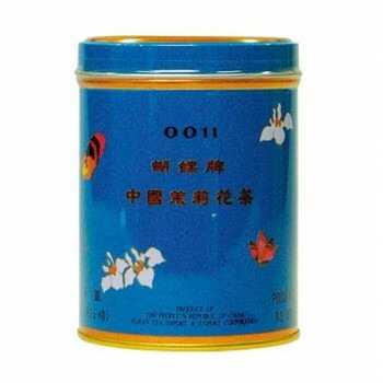 胡蝶牌 中国茶 ジャスミン茶（青缶小）113gx10セット 52115