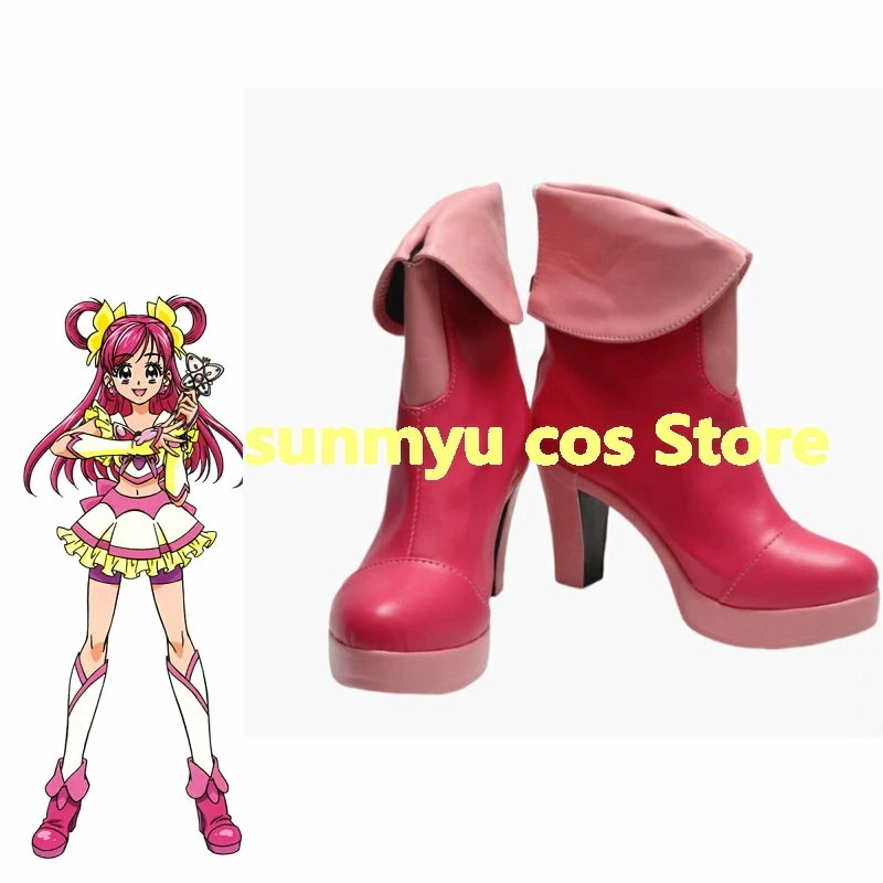 Yes！プリキュア5 GoGo！夢原 のぞみ キュアドリームCure Dream 靴　ブーツ　コスプレ道具　オーダーメイド　オーダーサイズ