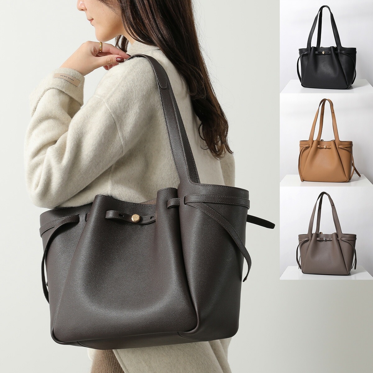 TORY BURCH トリーバーチ トートバッグ ROMY ロミー 163388 レディース レザー 鞄 カラー4色