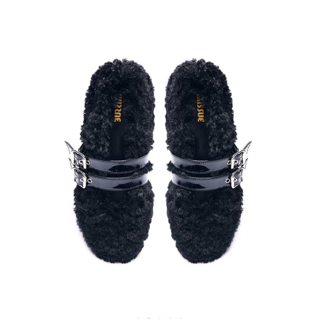 ファーストラッフラットシューズ[ブラック]