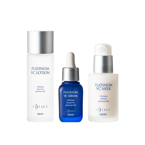 美肌 徹底ケアセット（化粧水/美容液/乳液）