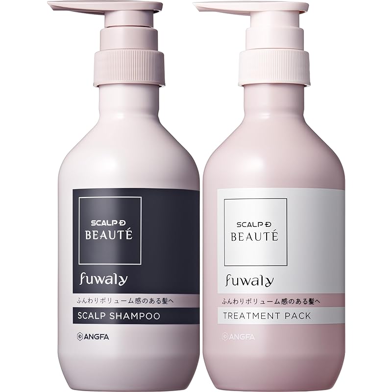 スカルプD ボーテ フワリー スカルプシャンプー 女性 ＆ トリートメントパック 抜け毛シャンプー レディース 頭皮ケア 頭皮クレンジング 育毛シャンプー 350mL 約2ヶ月分