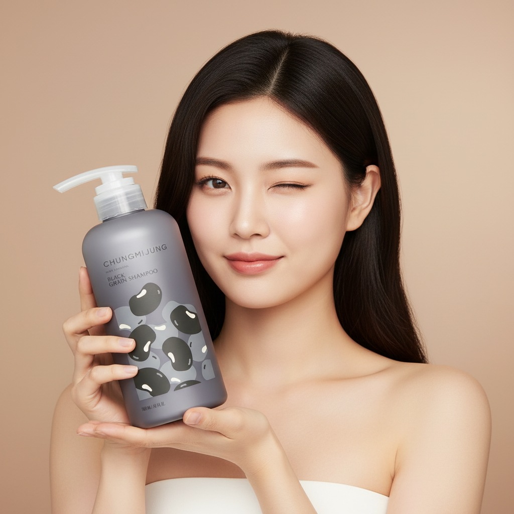 [油分改善】清美精 黒米シャンプー 500ml (単品/企画)