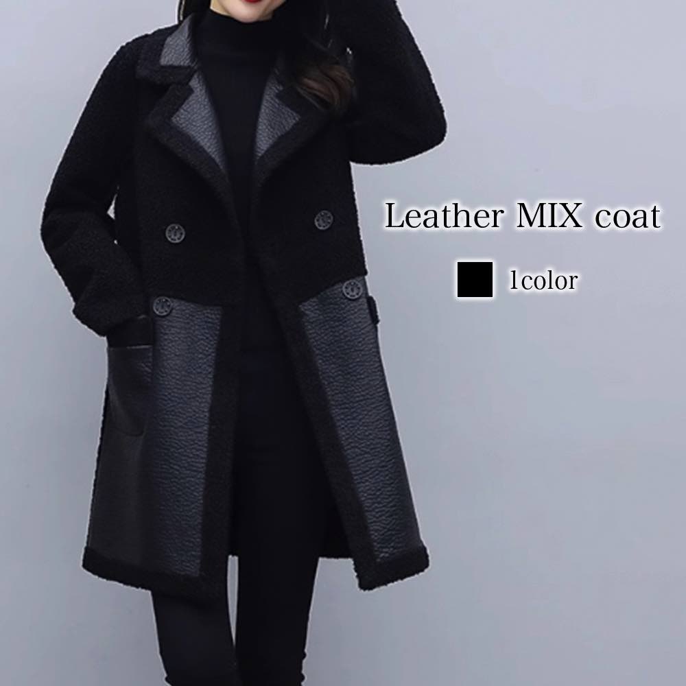 チェスターコート レディース レザーMIXコート 50代 春 トレンチコート チェック 英国 ロング アウター ショート 冬 ロングコート ダブル 人気 キャメル ブランド 40代 暖かい コート 秋