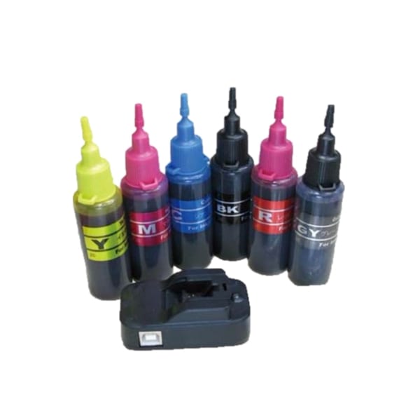 エプソンSOR(ソリ)シリーズ用詰め替えインクとICチップリセッター