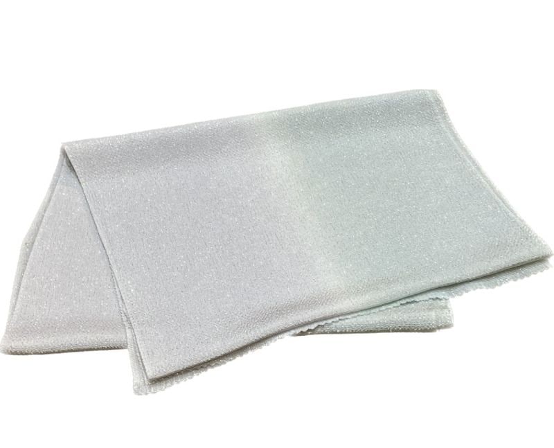 帯揚 銀通し縦ボカシ 青白磁×淡藤色 (全2色) [obiage028]