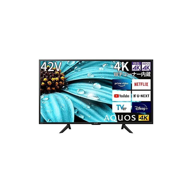 【即納】シャープ 42V型 4K 液晶 テレビ AQUOS 4T-C42EJ1 Google TV Dolby Atmos (2022年モデル) Wi-Fi6対応