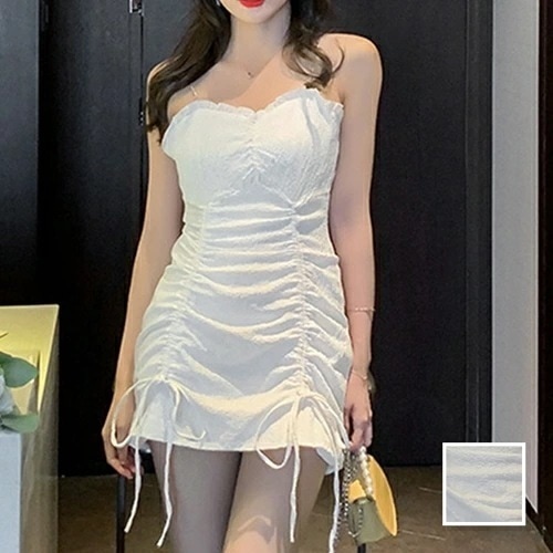 パーティードレス 結婚式 ワンピース ショート ミニ丈 オケージョン イブニング ドレス 韓国 ファッション レディース 春 夏 ブライダル お呼ばれ コーデ 成人式 二次会 同窓会 20代