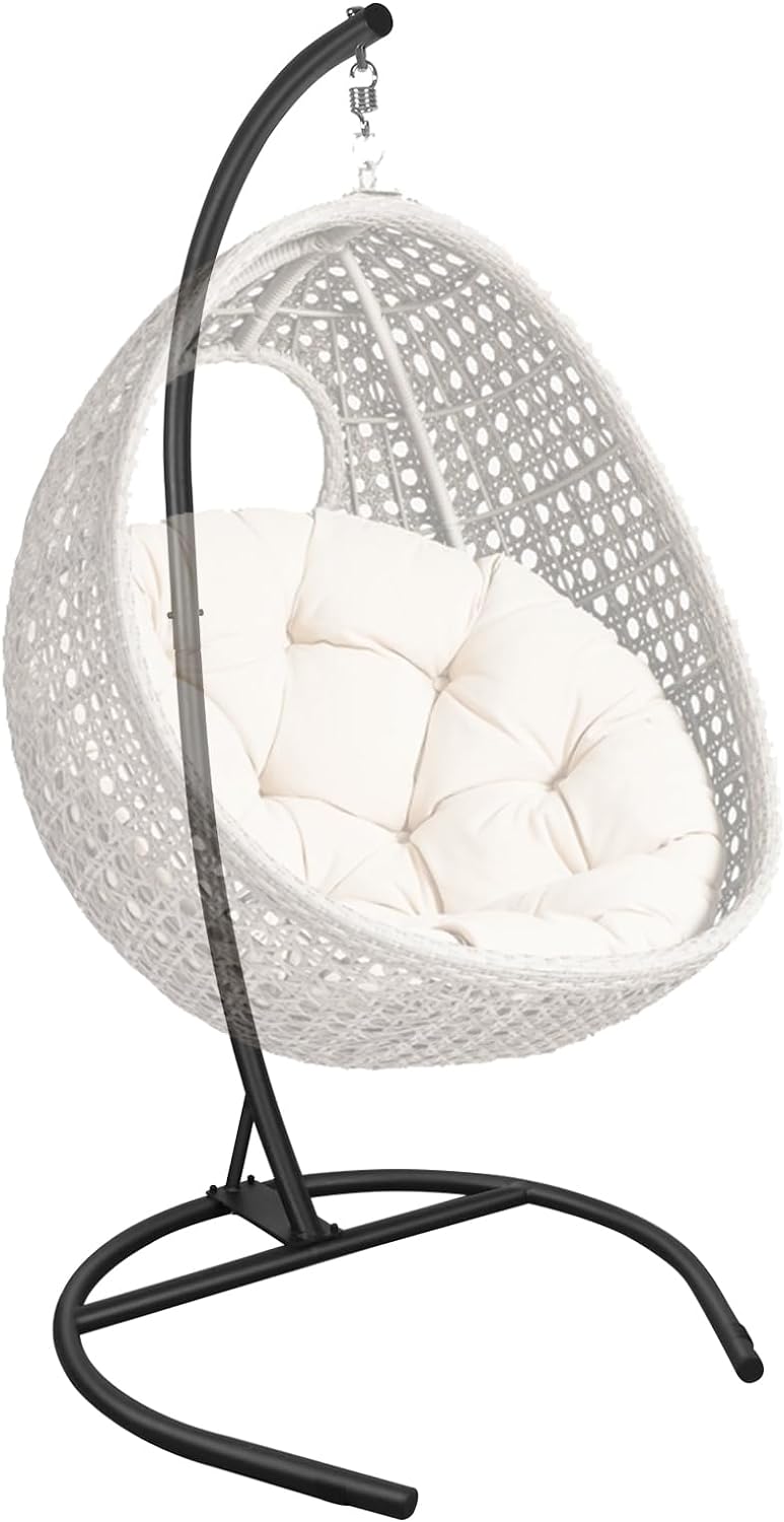 ハンモックチェアスタンド ハンギングチェアスタンド 自立式 120kg耐荷重 室内 屋外 ハンモックチェア用スタンド 鋳鉄製 吊り下げ 約17kg