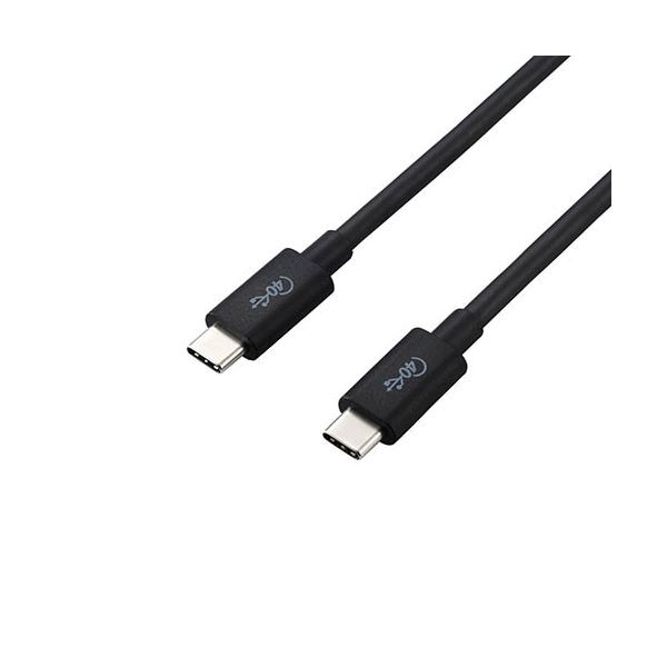 売れ筋介護用品も！ エレコム USB4ケーブル/C-Cタイプ/認証品/PD対応/40Gbps/0.8m/ブラック USB4-CC5P08BK  ディスプレイポートケーブル - flaviogimenis.com.br