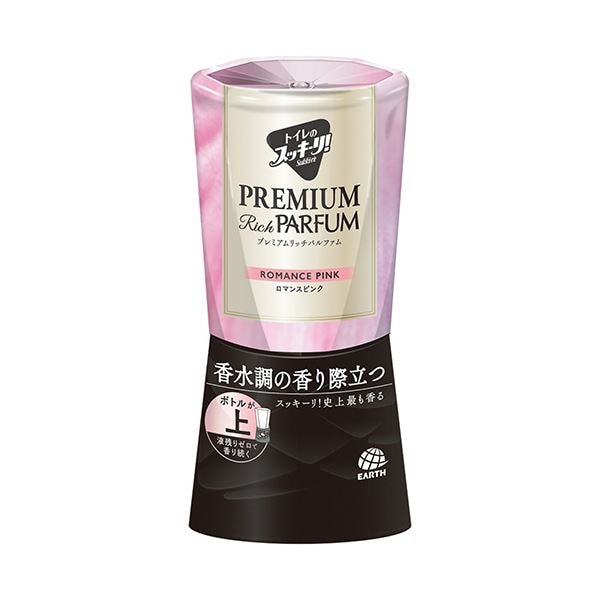 （まとめ） アース製薬トイレのスッキーリ！ プレミアムリッチパルファム ロマンスピンク 400ml 1個 [x10セット]