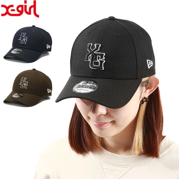 Qoo10] エックスガール キャップ 深め レディース 帽子 コラボ