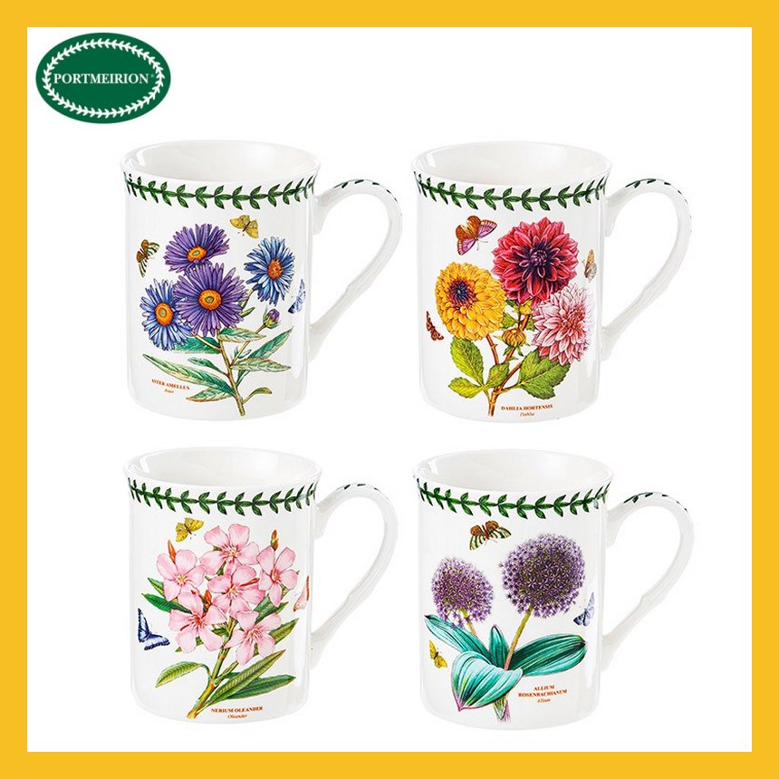 Botanic Garden マグカップ4個セット 新モチーフ 350ml