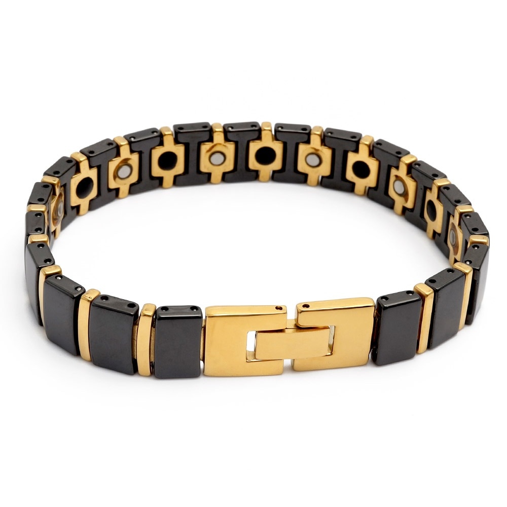 セラミック 磁気ブレスレット [b393]