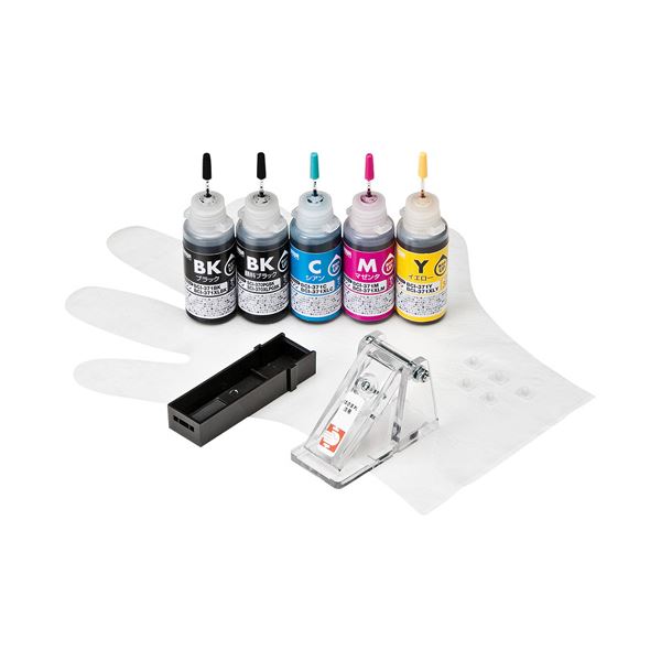 サンワサプライ 詰め替えインクBCI-370PGBK・371BK・C・M・Y用 INK-C370S30S5 4,850円