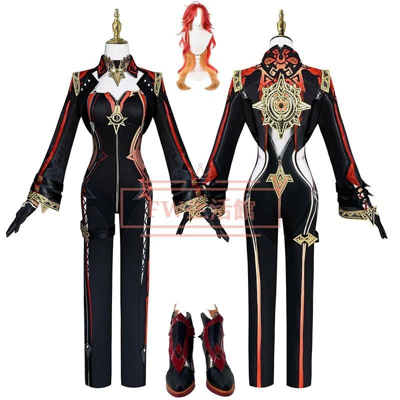 原神 げんしん genshin マーヴィカ Mavuika 火神 コスプレ衣装 ウィッグ 靴 演出服 アニメ ゲーム ハロウィン cos 変装メガ割カラコンサンダル f Yt ハニーズ 9,989円