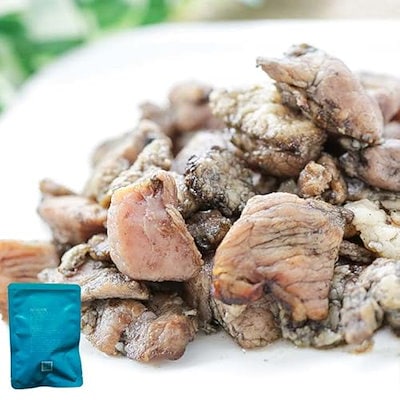 他サイト： 宮崎名物 鶏の炭火焼 100g×10パック レトルト おつまみ 保存食 常温(塩味)の商品画像