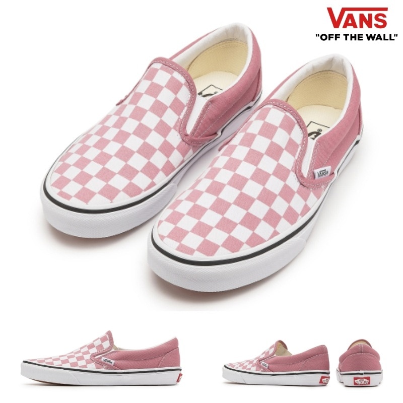 [VANS] クラシック スリッポン / Classic Slip On COLOR THEORY CHECKERBOARD FOXGLOVE