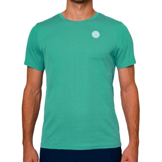 海外サイズ BIDI BADU(ビディバドゥ) 2025 SP メンズ KALEIDO カレイド 2カラー ゲームシャツ M1620049-PTGNベトロール×GN(24y12mテニス用ゲームウェア)