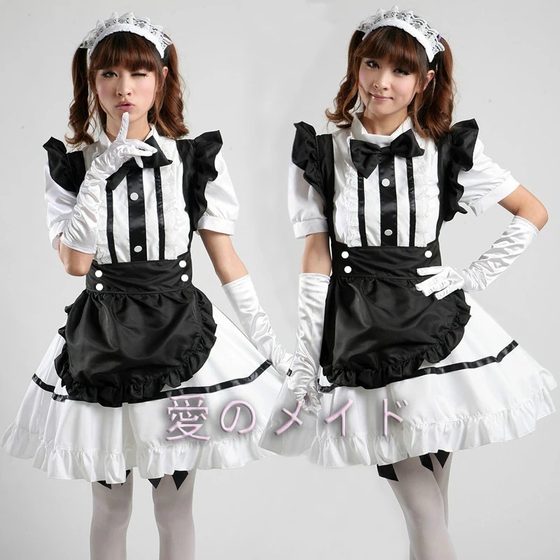 【2025新作】在庫一掃かわいいバービー人形萌えメイド服制服メイド服コスプレ女装衣装