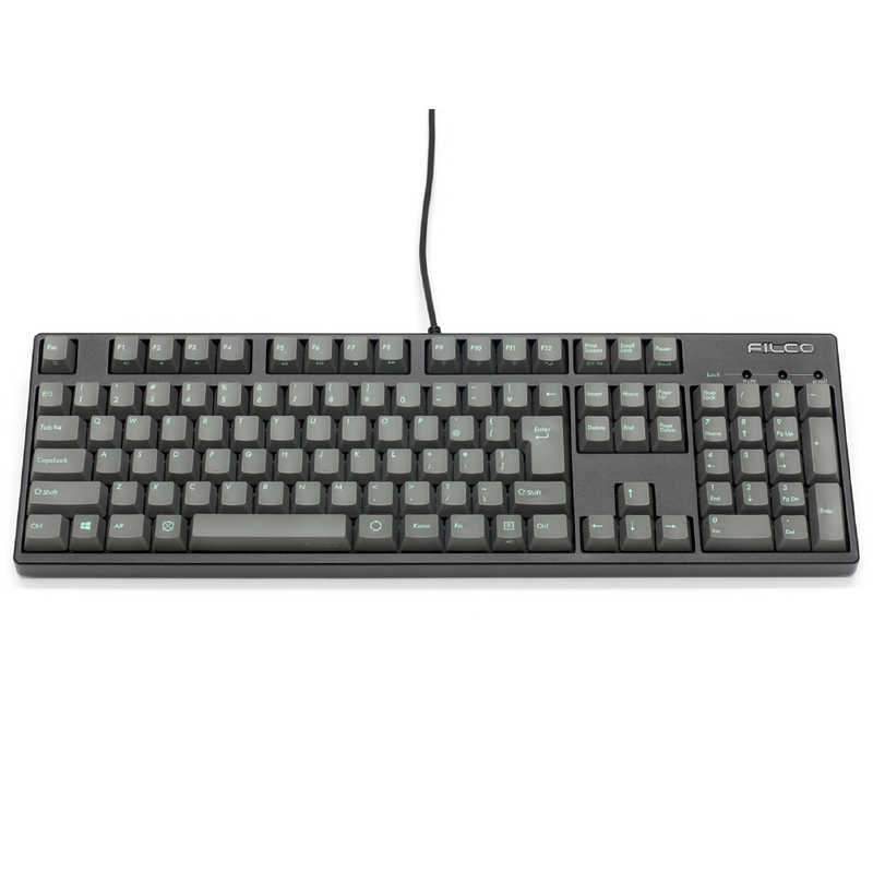 FILCO　キーボード Majestouch＋SGK 日本語かななし(シルバー軸) ［有線 /PS/2・USB］ スカイグレー/ブラック　FKBN108MSS/NSG3GMB 15,246円
