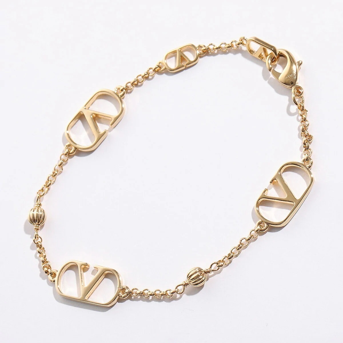 VALENTINO ヴァレンティノ ブレスレット 7W2J0X83MET レディース Vロゴ シグネチャー メタル チェーン アクセサリー L01