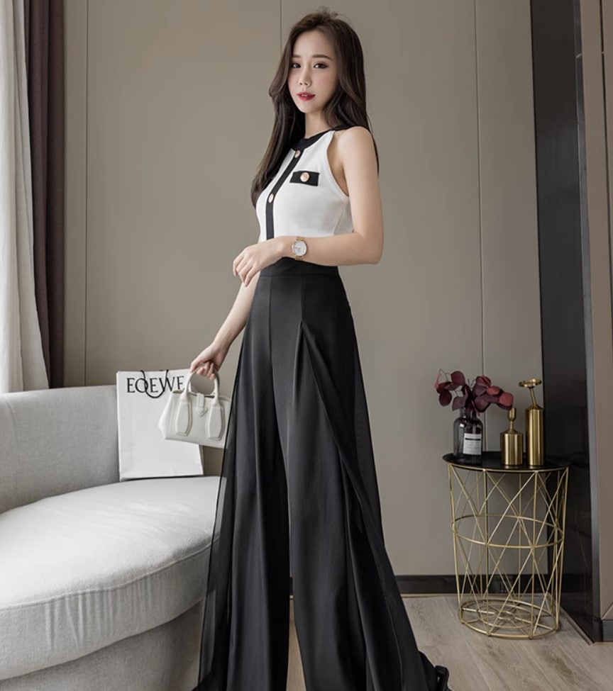 ボトムス デート モテアイテム ワイドパンツ フレアパンツ ハイウエスト コットン 大人可愛い きれいめ 上品 おしゃれ かっこいい 大人可愛い ラブリー キュート ガーリー クール モード系