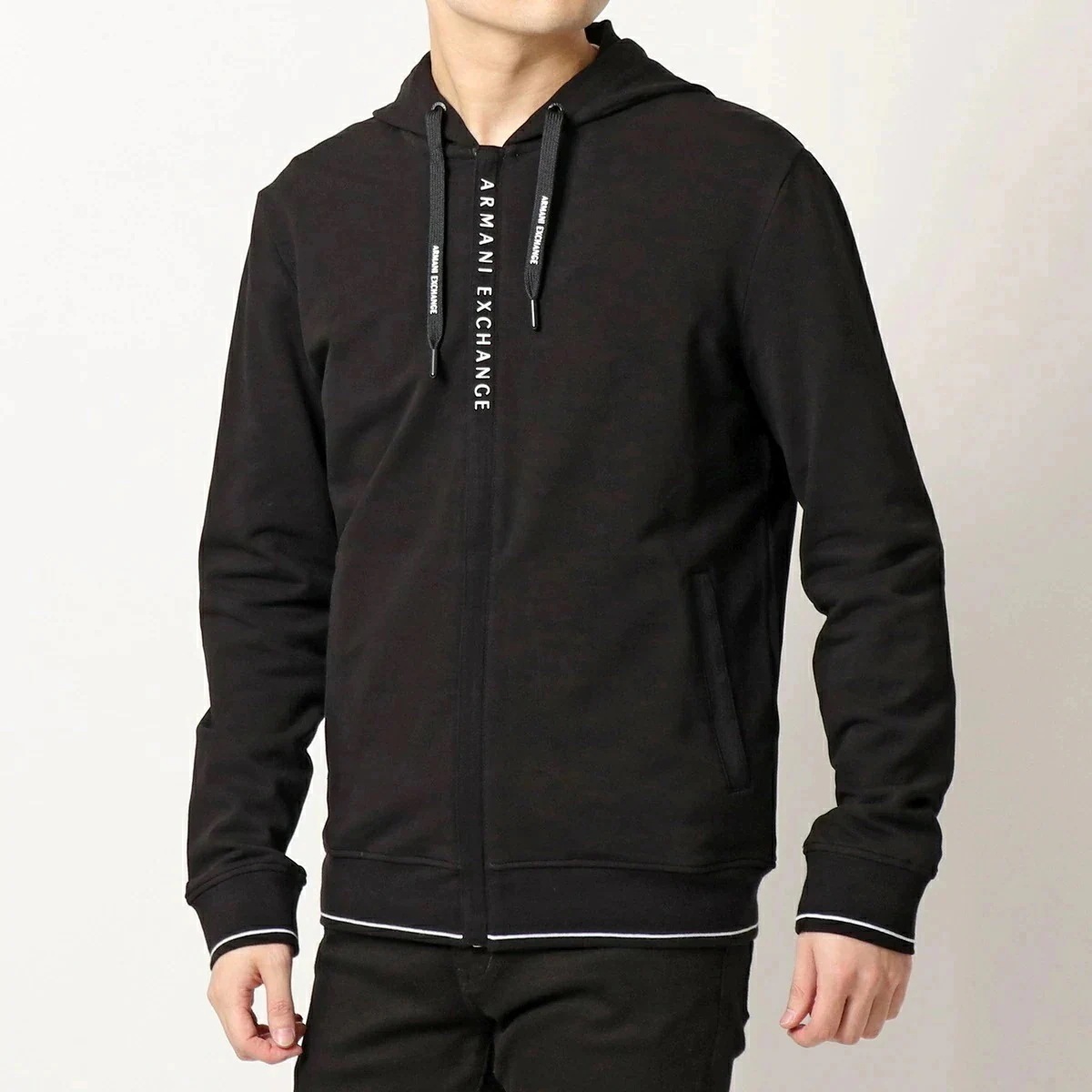 ARMANI EXCHANGE A/X アルマーニ エクスチェンジ パーカー 8NZM82 ZJH3Z 1200 メンズ ストレッチ ジップアップ スウェット 【mega】