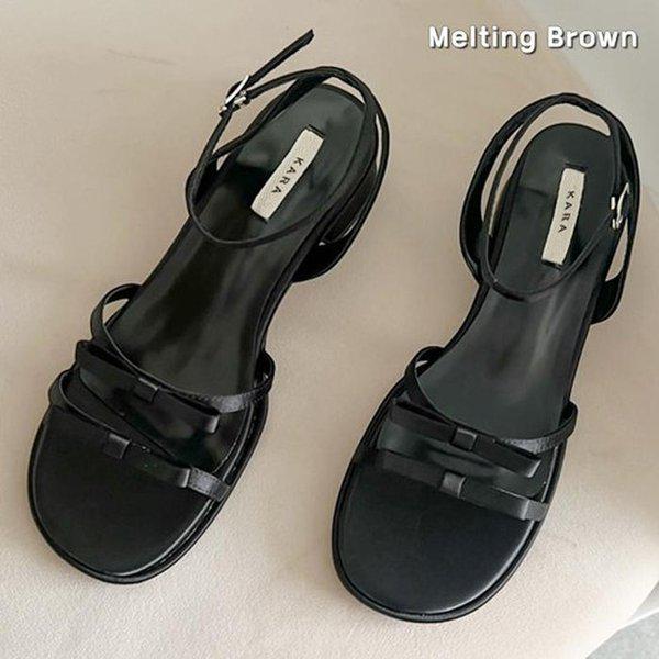 レディース夏用厚底サンダル ストラップサンダル K64