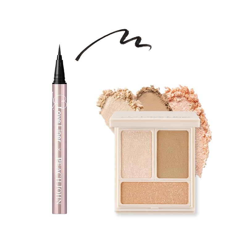 【公式】PEACH JOHN(ピーチ・ジョン) ×「Love Liner」【WEB限定】 リキッドアイライナー×マルチパレット ブラック