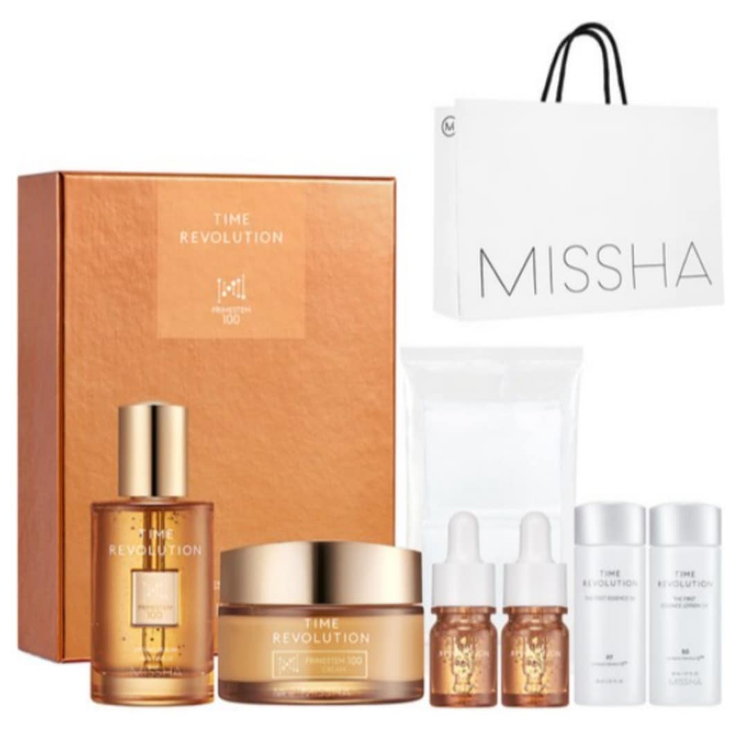 タイムレボリューション プライムステム100 セラム50ml+クリーム50ml 2種セット 高密度リフティングケア 肌弾力強化 3Xリフティングテック ゴールドアンプル配合 肌密度向上 エイジ