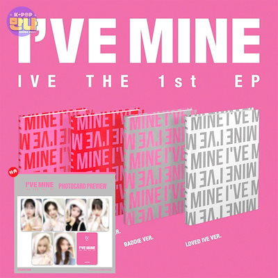 KPOP アルバム 公式 MAKESTAR 特典 IVE THE 1st EP [IVE MINE] 未...のサムネイル