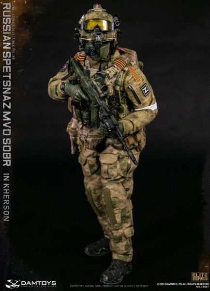 DAMTOYS RUSSIAN SPETSNAZ MVD SOBR IN KHERSON 1/6 アクションフィギュア 78097