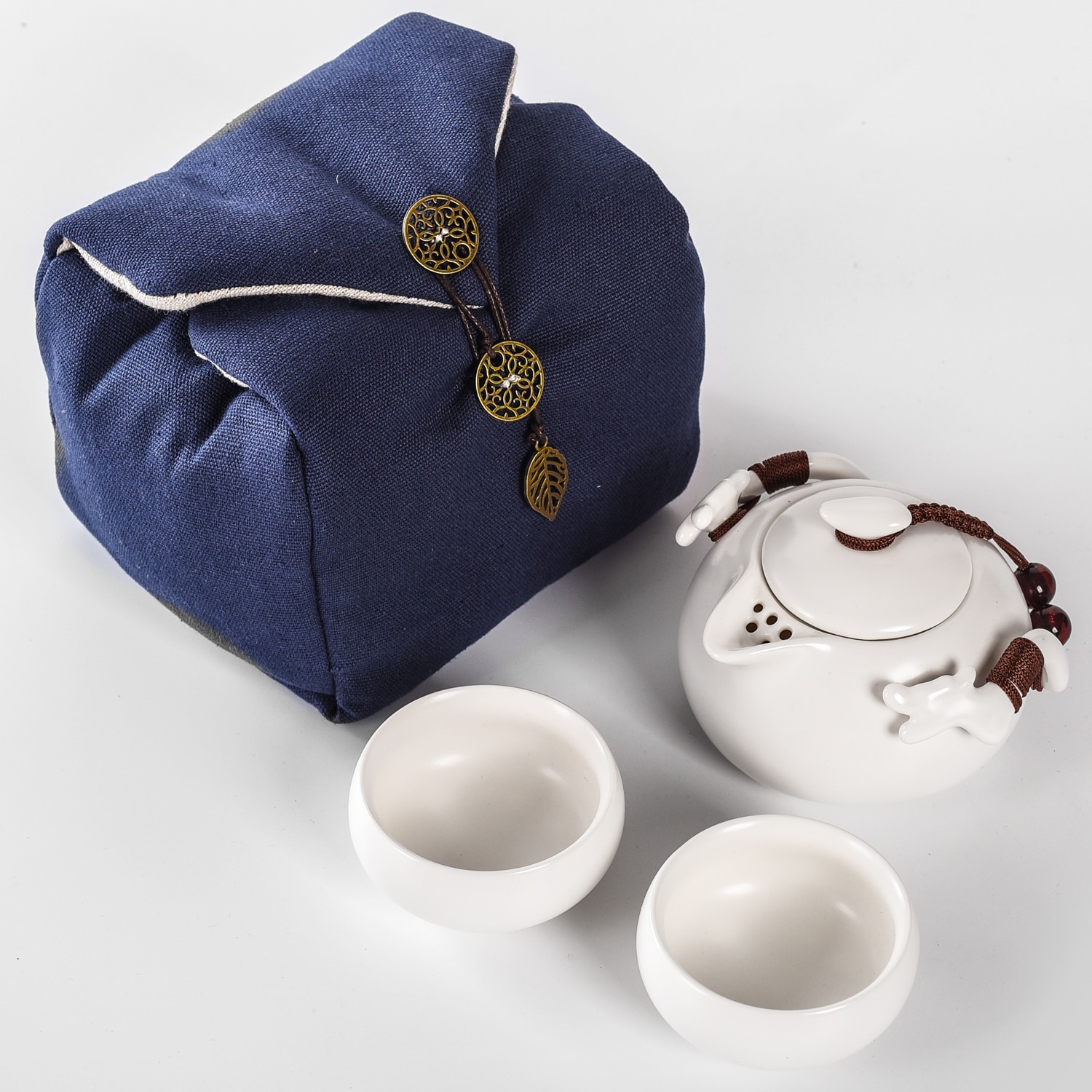 旅行お出かけ用茶器セット 2人用 白色 5,916円