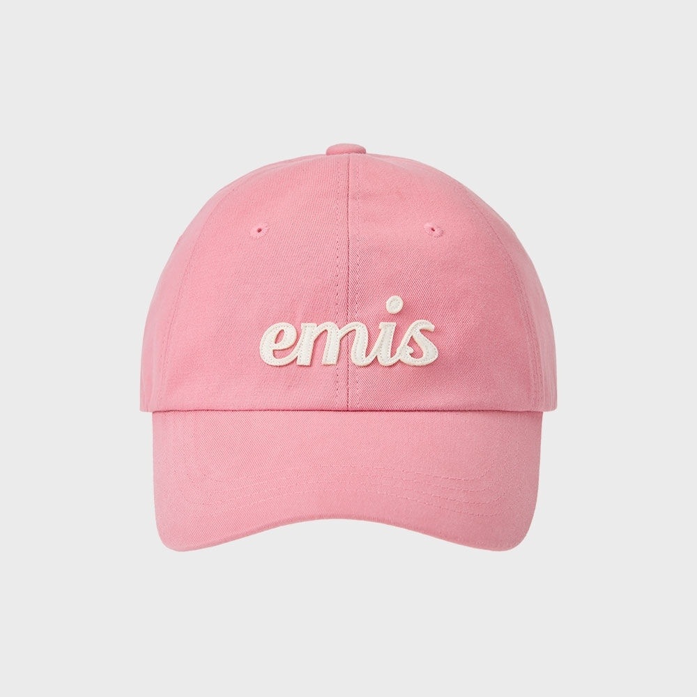 YMS アップリケボールキャップ-ピンク