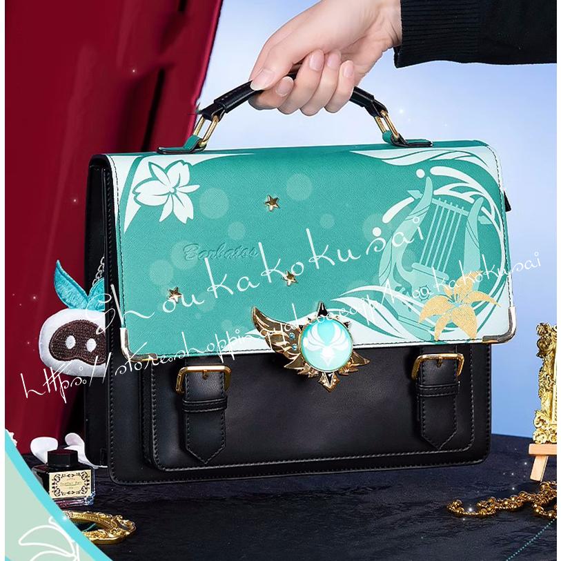 【最安値挑戦】原神 げんしん ウェンティ 周辺 手提げバッグ ショルダーバッグ リュックサック 斜め掛けバッグ 日常 通勤 レザー 痛バ 痛バッグ