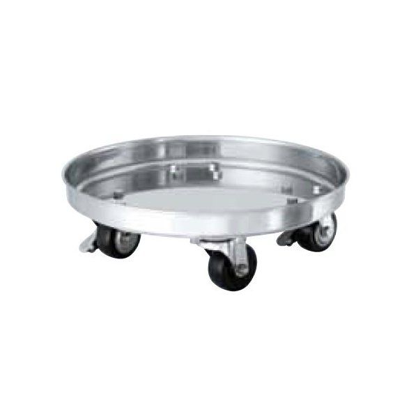 日東金属工業 KM-30 (SUS304) タンク運搬用ステンレス台車 SSゴム車 KM30_5038 メーカー直送