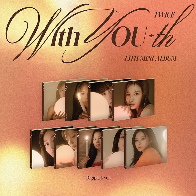 TWICE 13th Mini Album With YOU-th (Digipack ver.)SET