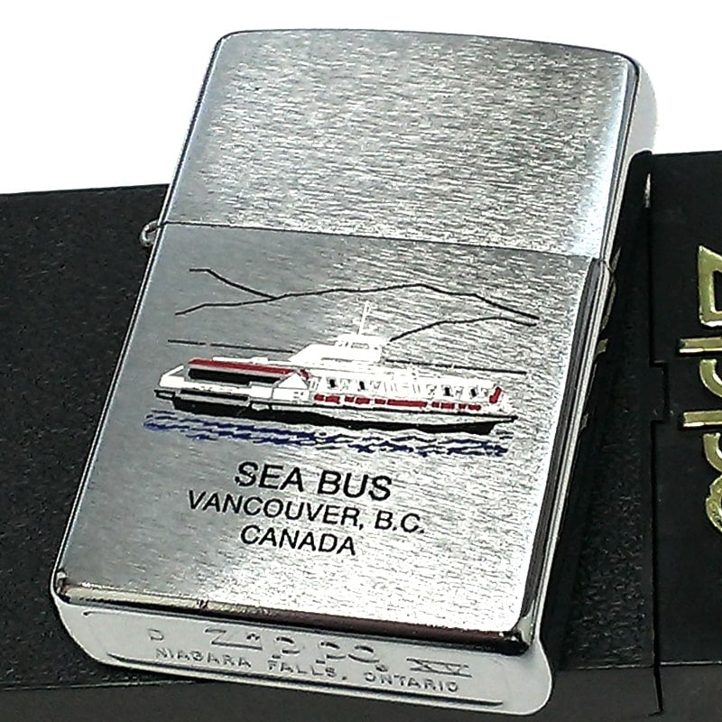 ZIPPO ライター 1999年製 カナダ製 バンクーバー 船 オンタリオ製 絶版 廃盤 ヴィンテージ レア ジッポ 珍しい 未使用品 ビンテージ シルバー かっこいい メンズ おしゃれ プレゼント