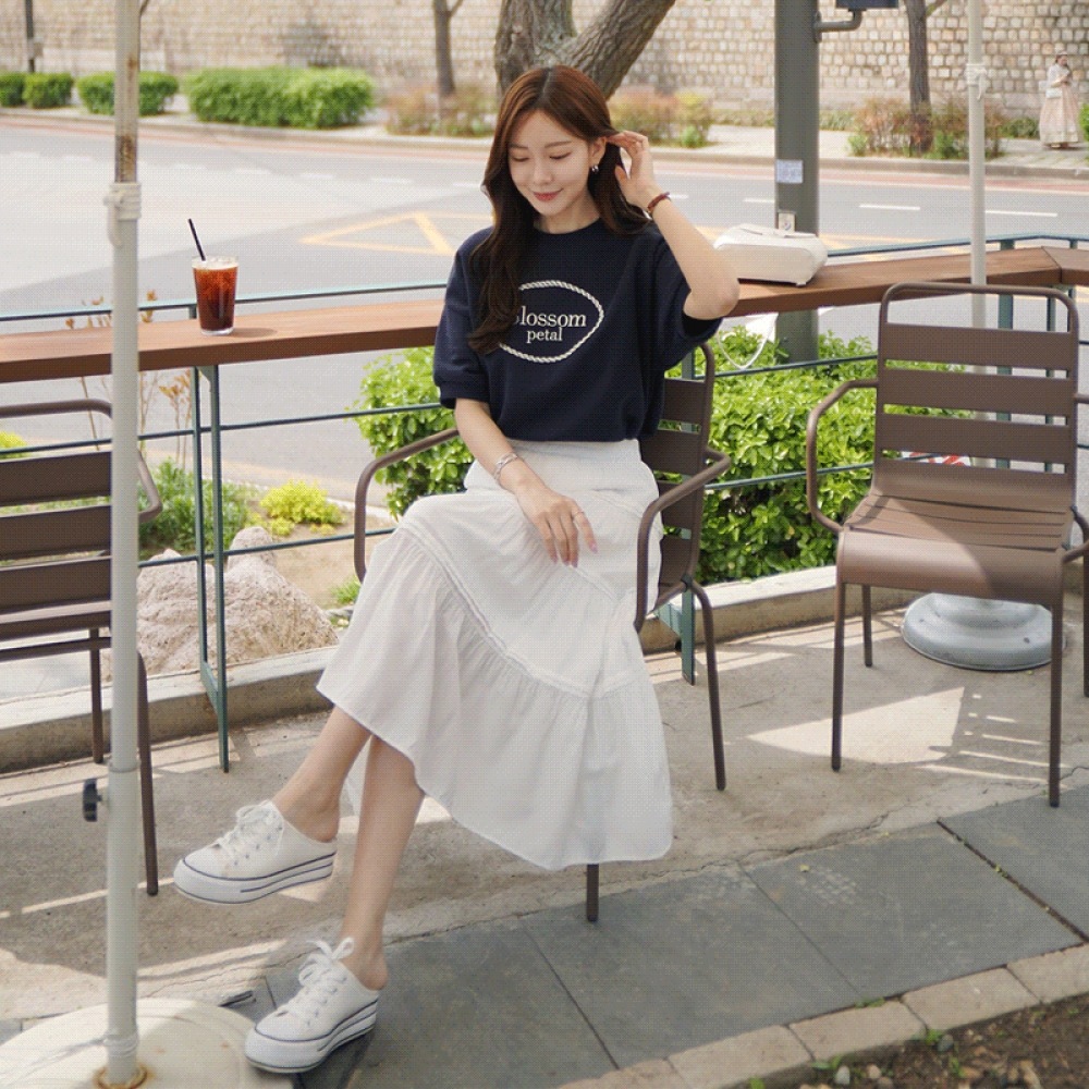 クリック＆ファニーリブブロッサムスウェットシャツ