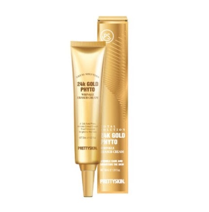 【正規品】 PRETTYSKIN トータルソリューション 24k GOLD ゴールド ファイト リンクル イーレーザー クリーム 30ml 1個