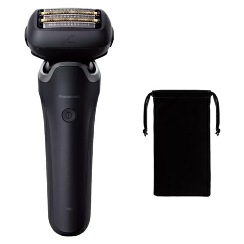 パナソニック【Panasonic】メンズシェーバー ラムダッシュPRO 5枚刃 マットブラック LAMDASH ES-L551D-K【充電中でも剃れる】